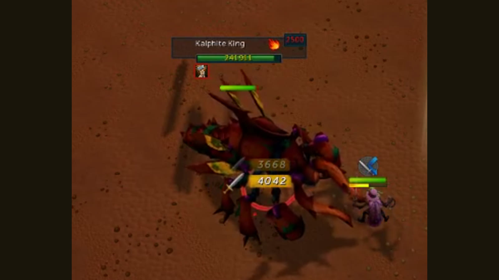 Kalphite King arena, RuneScape