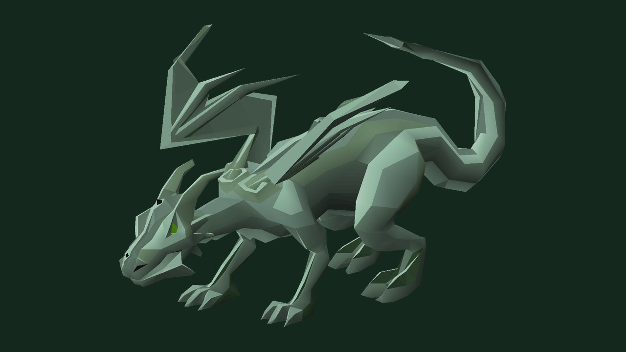 Adamant dragon in Old School RuneScape