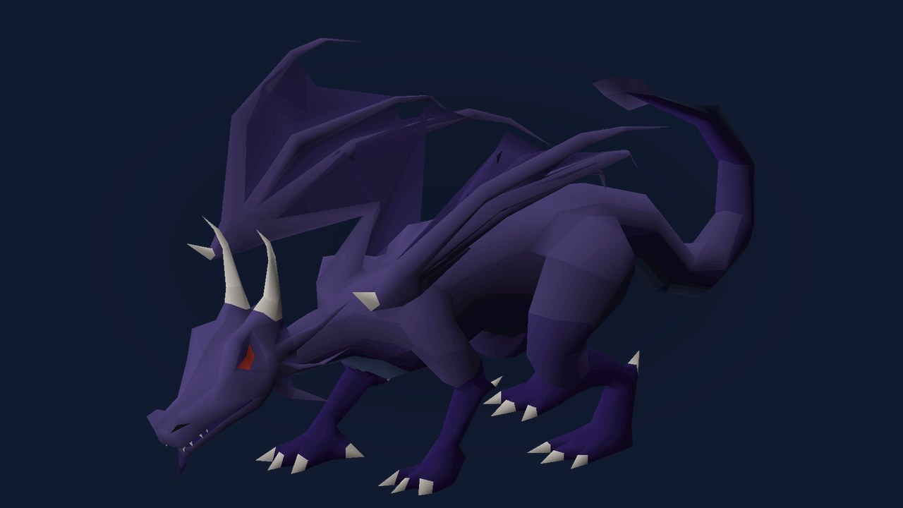Blue dragon in Old School RuneScape