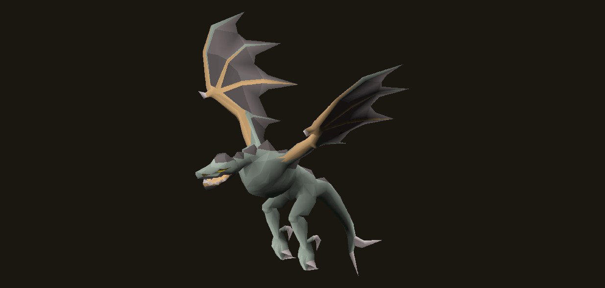 Fossil Island wyvern in Old School RuneScape