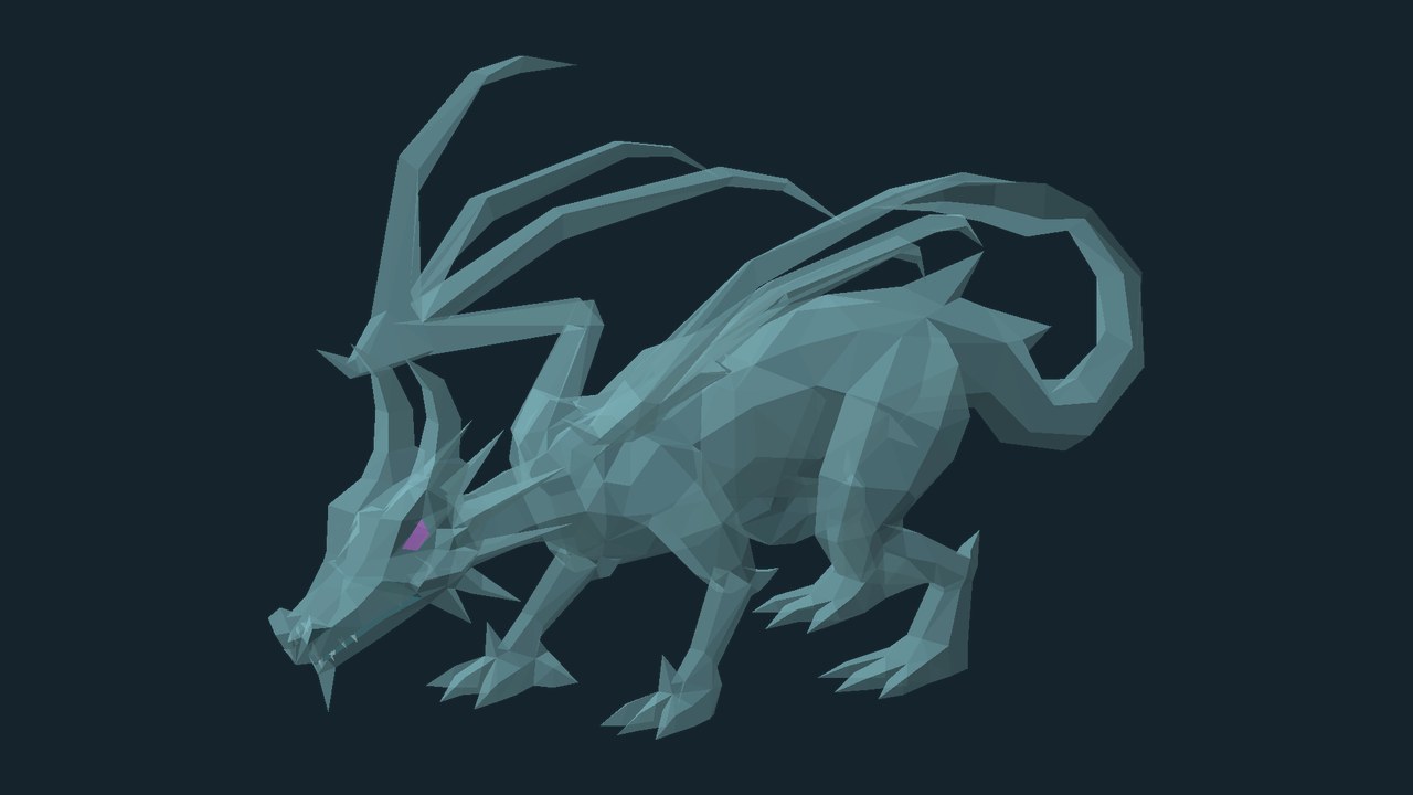 Frost dragon in Old School RuneScape