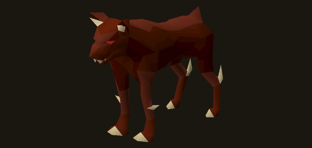 Hellhound in Old School RuneScape
