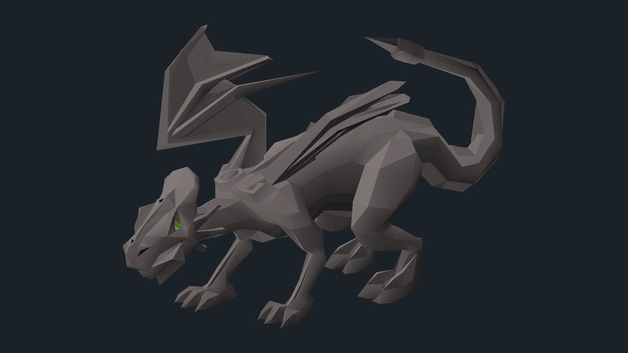 Iron dragon in Old School RuneScape