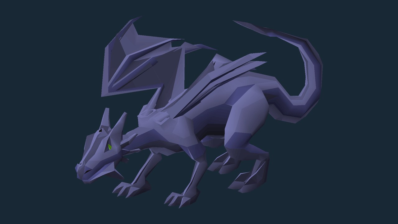 Mithril dragon in Old School RuneScape
