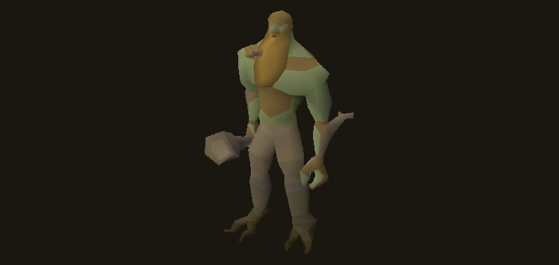 Moss giant in Old School RuneScape