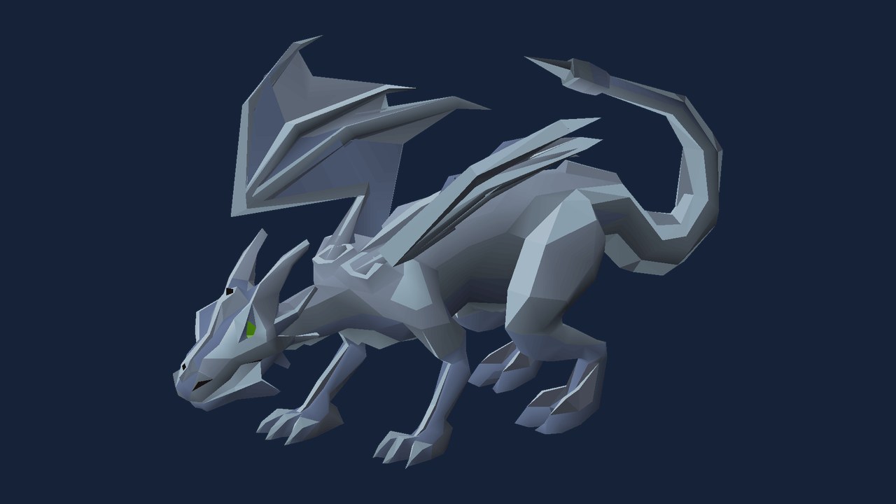 Rune dragon in Old School RuneScape