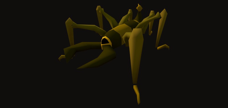Flesh crawler in RuneScape