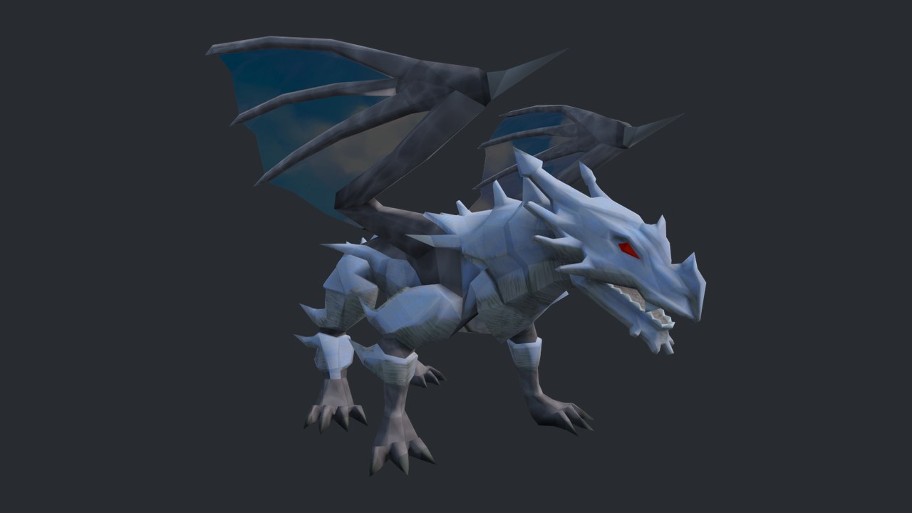 Steel dragon in RuneScape