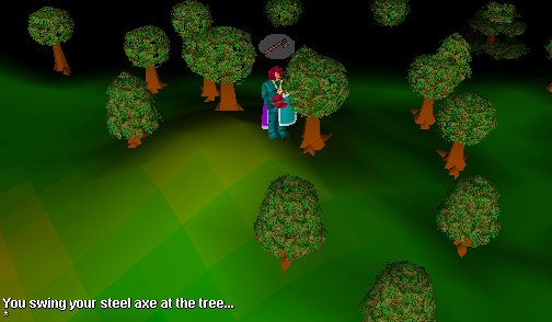Woodcutting, play, RuneScape Classic